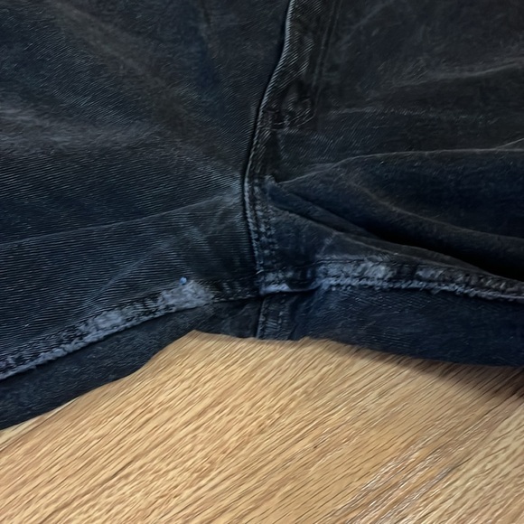 Levi’s women’s VINTAGE 550 Relaxed Fit Tapered Leg black denim jeans size 16L - Picture 11 of 12